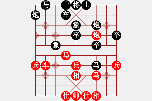 象棋棋譜圖片：大仙愛看片(9星)-和-bcxhm(無極) - 步數(shù)：40 