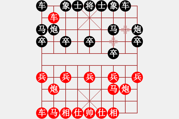 象棋棋譜圖片：指上談兵[578336578] -VS- 棋友-魚aiq鳥[575644877] - 步數(shù)：10 