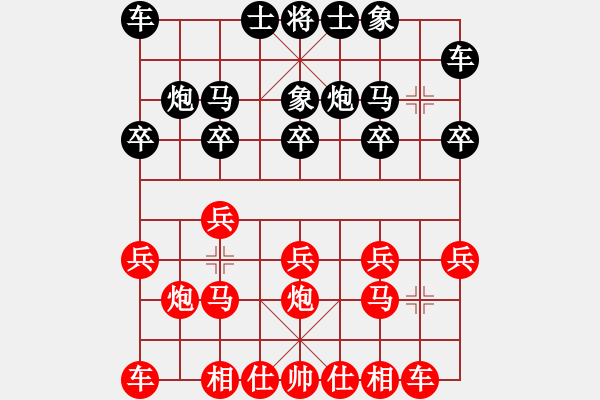 象棋棋譜圖片：德國 耐格勒 負 法國 鄧清忠 - 步數(shù)：10 