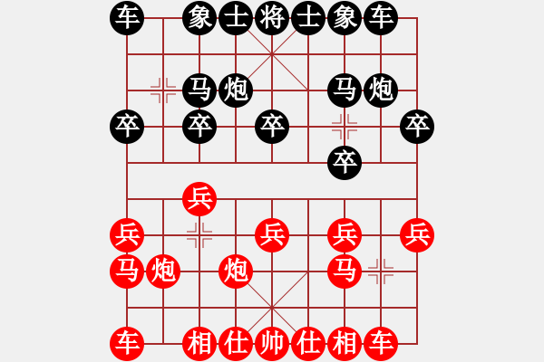 象棋棋譜圖片：威武好鄉(xiāng)[紅] -VS- bbboy002[黑] - 步數(shù)：10 