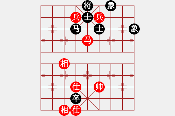 象棋棋譜圖片：李探花(玉泉)-和-eedzp(玉泉)五七炮互進(jìn)三兵對(duì)屏風(fēng)馬邊卒右馬外盤河 紅左橫車 - 步數(shù)：190 