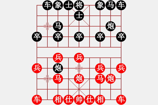 象棋棋譜圖片：海哥[紅] -VS- 從心開始[黑] - 步數(shù)：10 