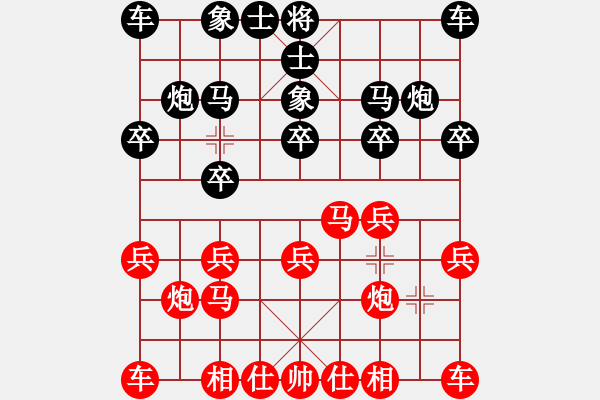 象棋棋譜圖片：烈火王子(8弦)-勝-服不服(5星) - 步數(shù)：10 