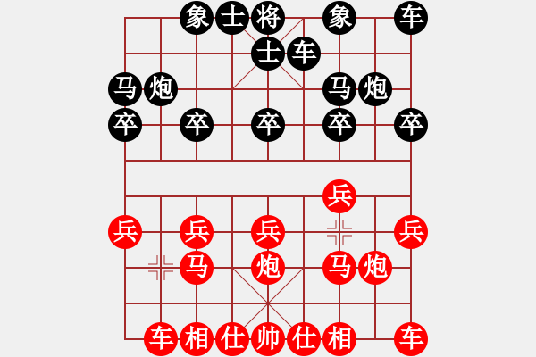 象棋棋譜圖片：testchess(4段)-負(fù)-古越棋霸(9段) - 步數(shù)：10 