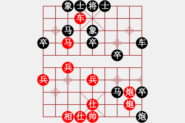 象棋棋譜圖片：王彩竹(1段)-負(fù)-lkasdfghj(9級(jí)) - 步數(shù)：40 