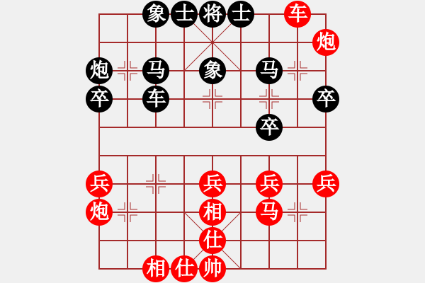 象棋棋譜圖片：jzrl(9星)-和-woptimem(9星) - 步數(shù)：40 