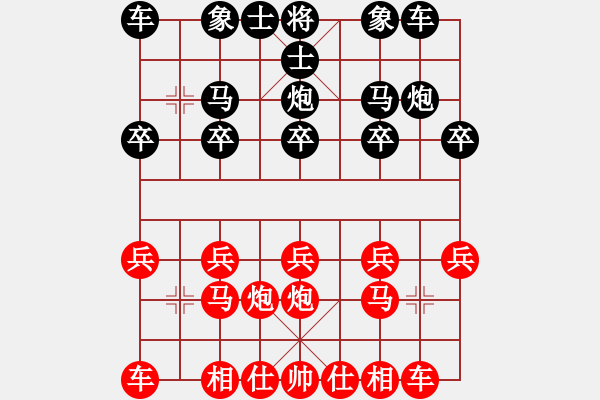 象棋棋譜圖片：長弓射天狼(9級(jí))-負(fù)-隨便看看吧(1段) - 步數(shù)：10 