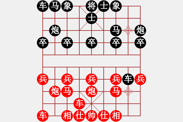 象棋棋譜圖片：橫才俊儒[292832991] -VS- 笨豬[2469293613] - 步數(shù)：10 