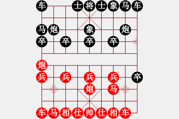 象棋棋譜圖片：向您學(xué)[紅] -VS- 不知道[黑] - 步數(shù)：10 