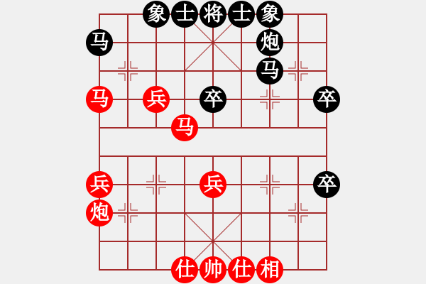 象棋棋譜圖片：光照大地(7段)-勝-江湖小蝦(3段) - 步數(shù)：40 