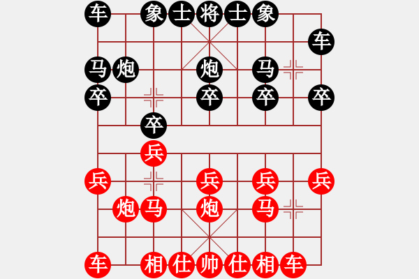 象棋棋譜圖片：泗洪張桐瑞（紅先負(fù)）川沙賈應(yīng)山3 - 步數(shù)：10 