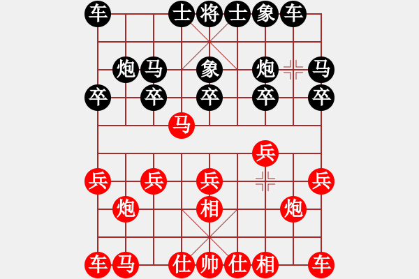 象棋棋譜圖片：姚建東     先負(fù) 徐超       - 步數(shù)：10 