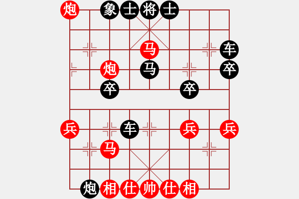 象棋棋譜圖片：先負煜方：得馬送車意外有棋 四英戰(zhàn)車暈頭告負 - 步數(shù)：40 