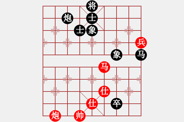 象棋棋譜圖片：蔣川       先和 梁軍       - 步數(shù)：191 