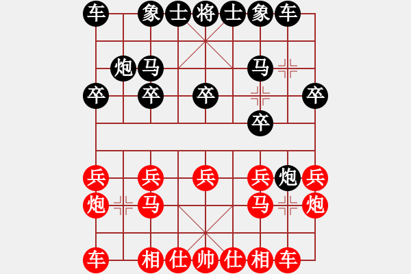 象棋棋譜圖片：hidedragon(9段)-和-青城及時(shí)雨(9段) - 步數(shù)：10 