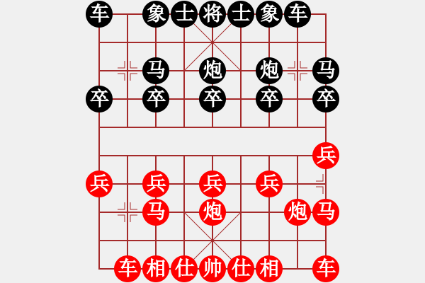 象棋棋譜圖片：幽谷· 紅先負(fù) ǒ陽滒 - 步數(shù)：10 