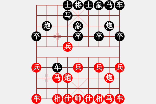 象棋棋譜圖片：我想喝啤酒(8星)-勝-天津路邊棋(4星) - 步數(shù)：10 