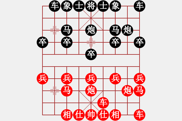 象棋棋譜圖片：Zz[黑] -VS- 心碎2000年[紅] - 步數(shù)：10 