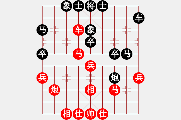 象棋棋譜圖片：曾經(jīng)滄海[393756915] -VS- 黑卒[401042489] - 步數(shù)：40 