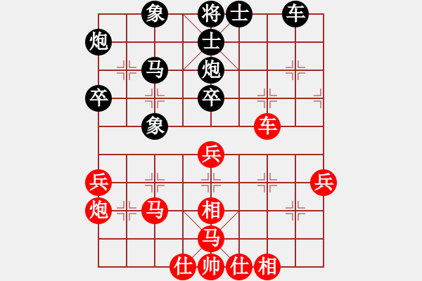 象棋棋譜圖片：棋攤快刀(9段)-負(fù)-龐棋(1段) - 步數(shù)：40 