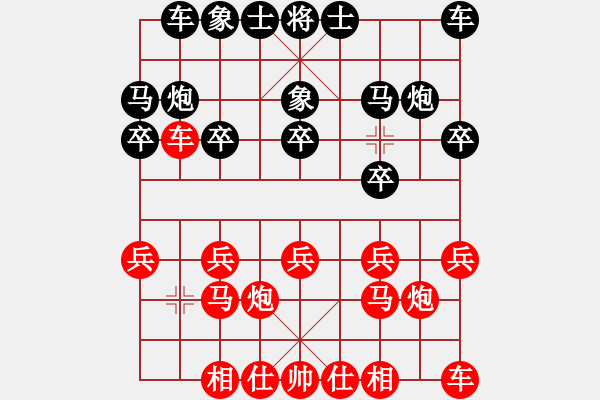 象棋棋譜圖片：蒼南虞新澤紅先平陽(yáng)陳偉民 - 步數(shù)：10 