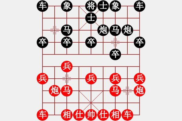 象棋棋譜圖片：komomo(8段)-勝-向前再向前(8段) - 步數(shù)：10 