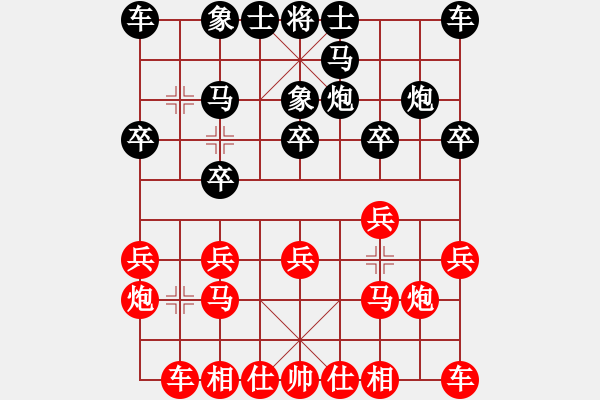 象棋棋譜圖片：七十碼(8段)-負(fù)-華峰論棋(月將) - 步數(shù)：10 