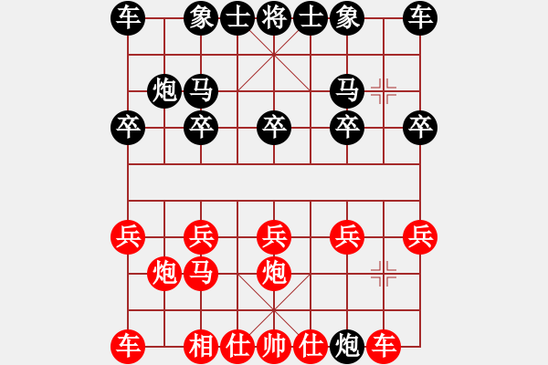 象棋棋譜圖片：她說(shuō)服裝(地煞)-負(fù)-擂鼓進(jìn)軍(無(wú)極) - 步數(shù)：10 