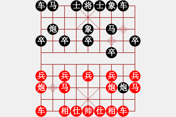 象棋棋譜圖片：陜西省社會(huì)體育管理中心 高菲 勝 江西省社會(huì)體育指導(dǎo)中心 鄧志強(qiáng) - 步數(shù)：10 