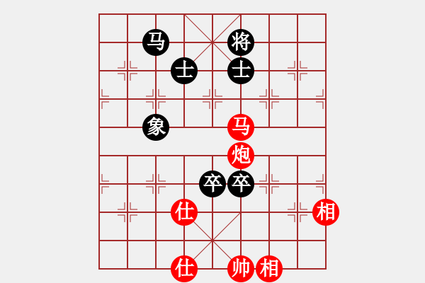 象棋棋谱图片：l309g2032[红] -VS- bbboy002[黑] - 步数：200 