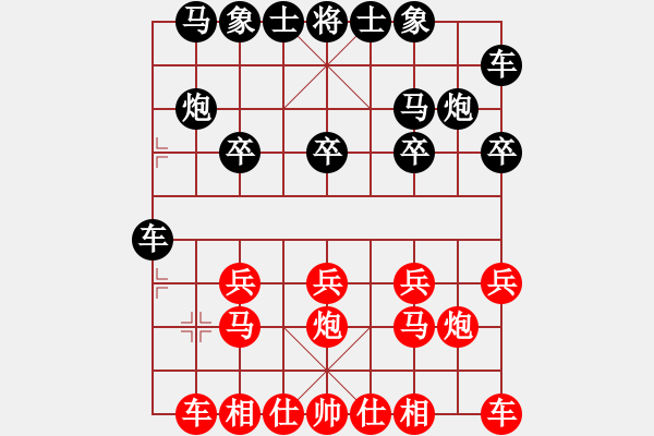 象棋棋譜圖片：wxp1234VS無情wuqi(2010-8-3) - 步數(shù)：10 