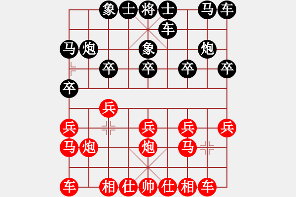 象棋棋譜圖片：玄機逸士 先負 張雨豪 - 步數(shù)：10 