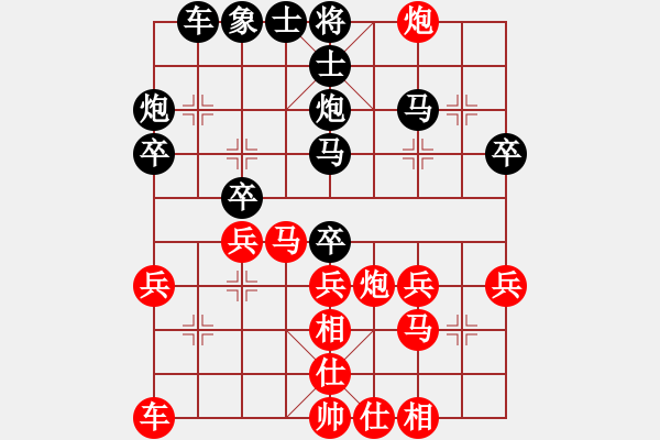 象棋棋譜圖片：天地戰(zhàn)神二(5f)-負(fù)-耆英弈者(北斗) - 步數(shù)：30 