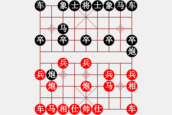 象棋棋譜圖片：[12級(jí)]浩軒爺 先勝 [10級(jí)]全村倒數(shù)第三名 - 步數(shù)：10 