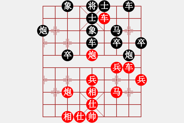 象棋棋譜圖片：飛彈淬城(1段)-勝-太倉(cāng)小卒(1段) - 步數(shù)：40 