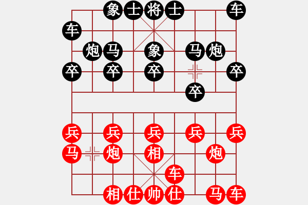 象棋棋谱图片：欧阳琦琳 先胜 韩冰 - 步数：10 