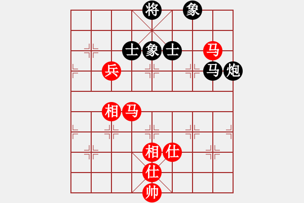 象棋棋譜圖片：掛機(jī)而已噢(5段)-和-就是要贏(4段) - 步數(shù)：192 