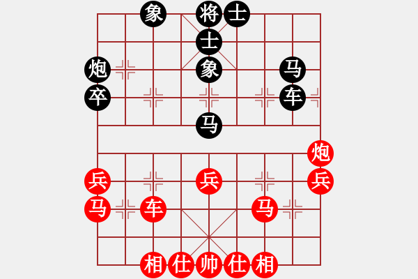 象棋棋譜圖片：掛機(jī)而已噢(5段)-和-就是要贏(4段) - 步數(shù)：50 