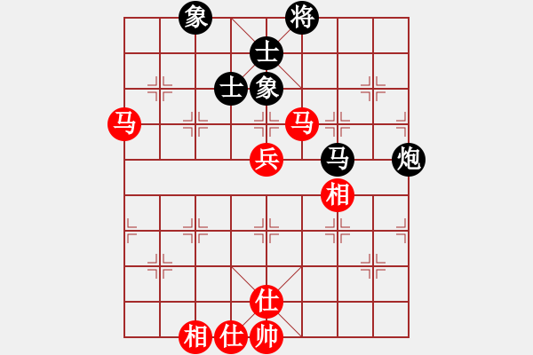 象棋棋譜圖片：掛機(jī)而已噢(5段)-和-就是要贏(4段) - 步數(shù)：80 