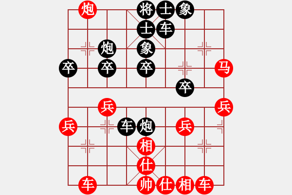 象棋棋譜圖片：上仕局（業(yè)三升業(yè)四評(píng)測(cè)對(duì)局）我后勝 - 步數(shù)：30 