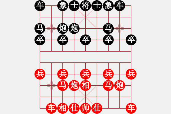 象棋棋譜圖片：特垃圾大師(人王)-和-北斗棋星(日帥) - 步數(shù)：10 