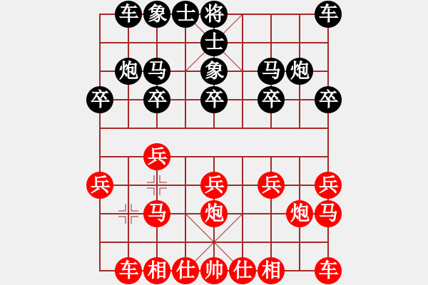 象棋棋譜圖片：真情錯愛[紅] -VS- 書羽棋[黑] - 步數(shù)：10 