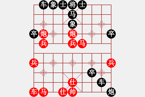 象棋棋譜圖片：橫斷流水(6段)-負(fù)-別亦無情(7段)中炮過河車互進(jìn)七兵對(duì)屏風(fēng)馬平炮兌車 紅進(jìn)中兵對(duì)黑馬3退5 - 步數(shù)：40 