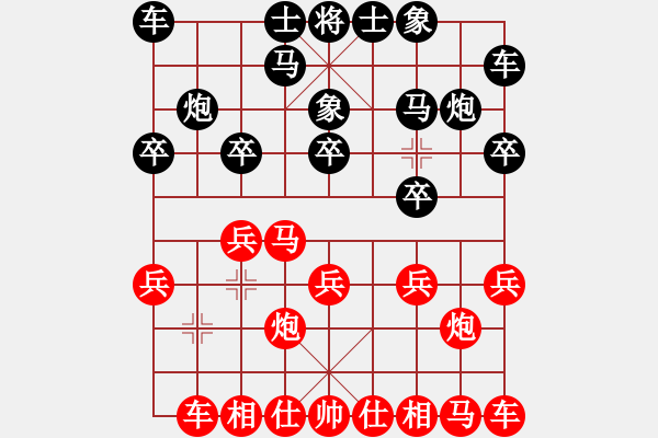 象棋棋譜圖片：中華百戰(zhàn)刀(4r)-負(fù)-魚系六號(初級) - 步數(shù)：10 