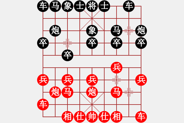 象棋棋譜圖片：朱書誼 先勝 柳靜 - 步數：10 