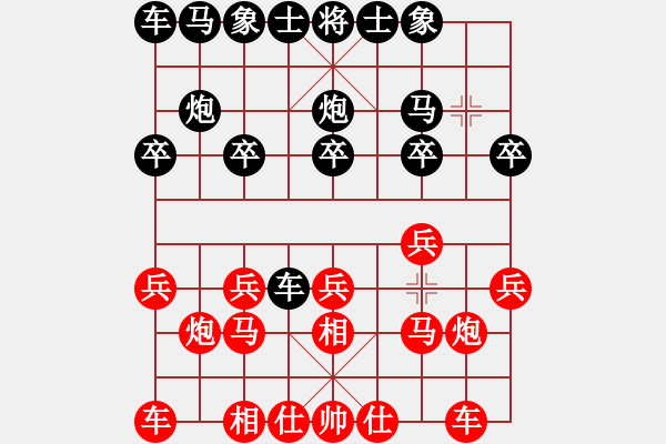 象棋棋譜圖片：永不相棄[1165266404] -VS- 東海[1270150683] - 步數(shù)：10 