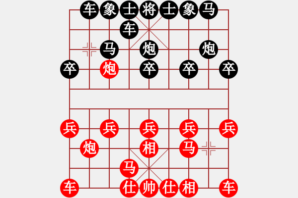 象棋棋譜圖片：于喜生 先負(fù) 我 - 步數(shù)：10 