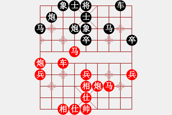 象棋棋譜圖片：2019磐安全國象甲預選賽任剛先勝劉明飛1 - 步數：40 