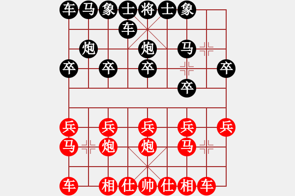 象棋棋譜圖片：王貴福     先勝 何永祥     - 步數(shù)：10 