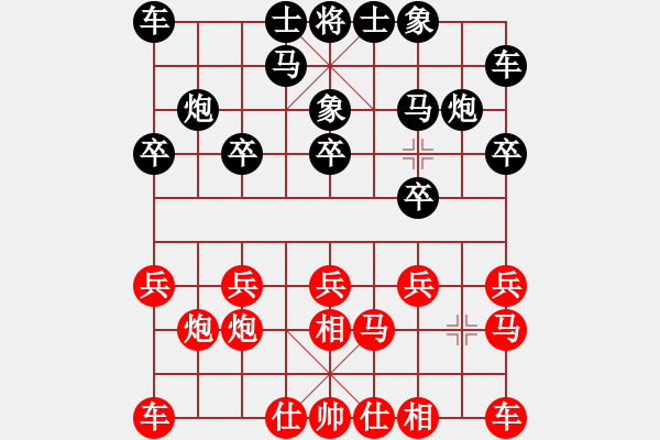 象棋棋譜圖片：09-08-18 東萍象棋網(wǎng)[983]-負(fù)-依米[1094] - 步數(shù)：10 